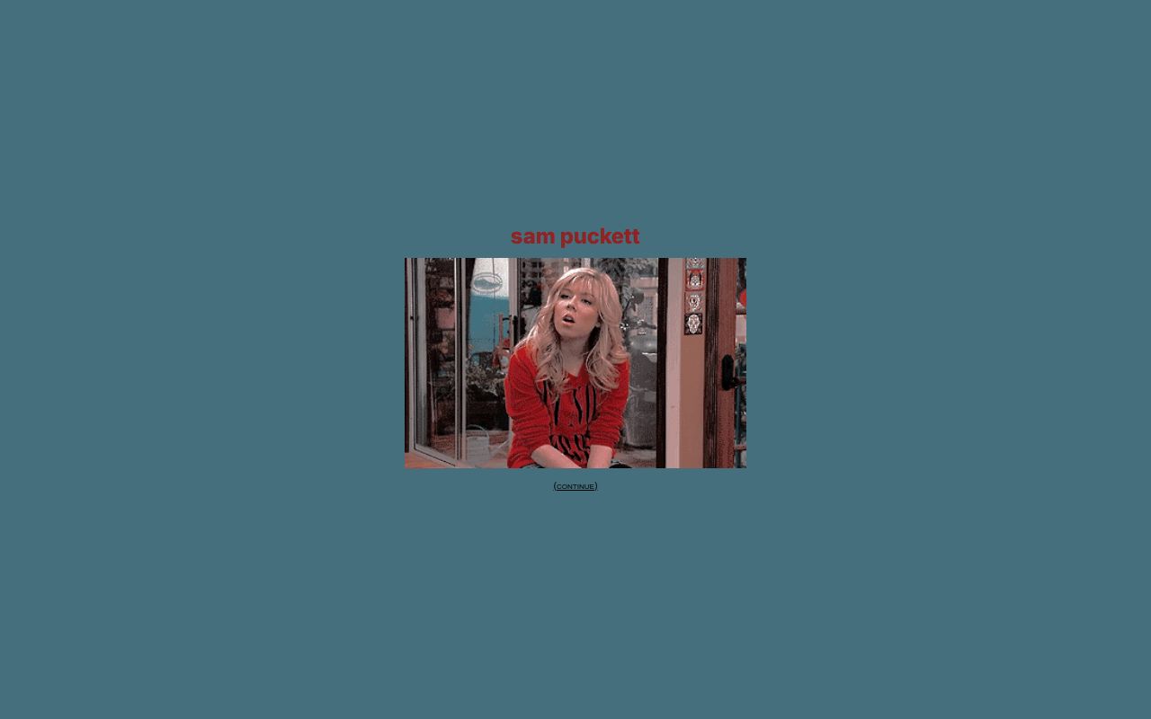 SAM PUCKETT!